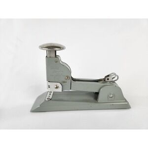 Vintage Swingline No. 13 Heavy Duty Speed Stapler Retro Office Gray Silver